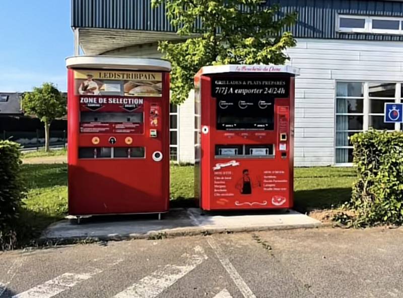 Distributeurs automatique de viandes et plats préparés par La Boucherie du Chêne à Yvecrique