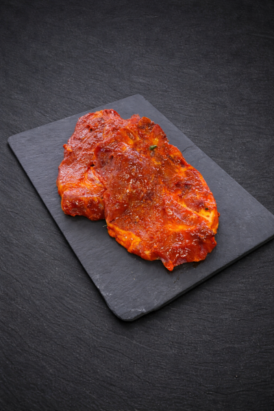 Côtes de porc marinées en boucherie charcuterie proche d’Yvetot- La Boucherie du Chêne