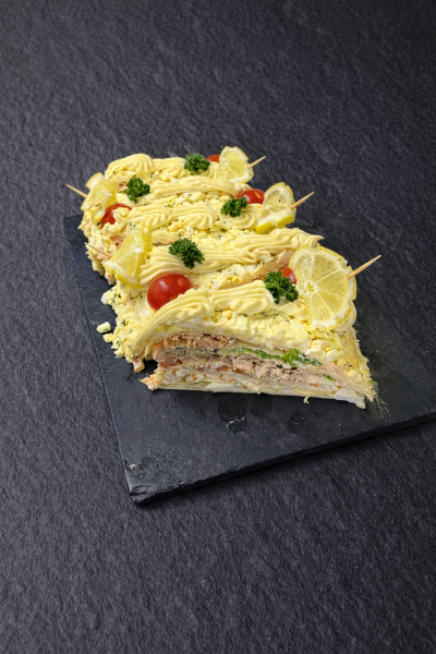 Mille crêpes fait par un charcutier près d’Yvetot à La Boucherie du Chêne