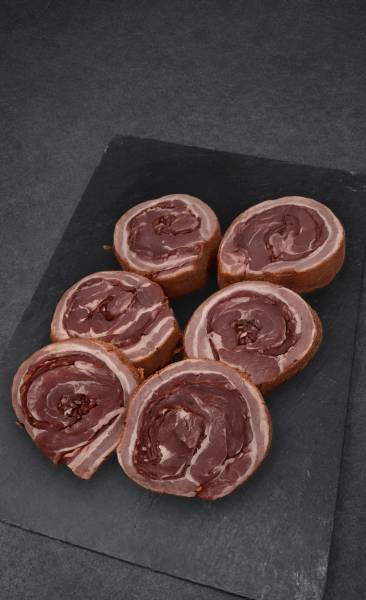 Roulé au chorizo fait en boucherie charcuterie à Yvetot par La Boucherie du Chêne