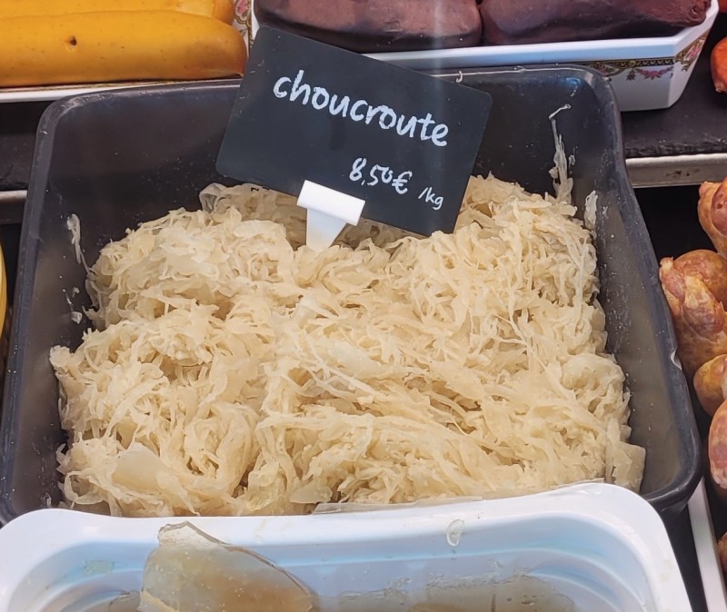 Choucroute fait maison par boucherie traditionnelle dans les pays de caux à Allouville-Bellefosse 76-La Boucherie Du Chêne