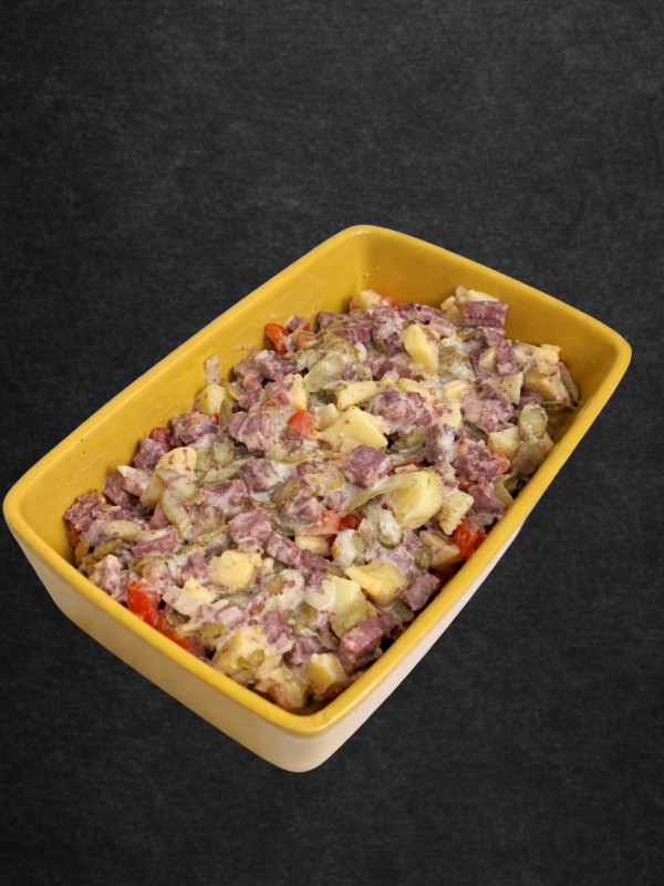 Salade de boeuf cuit fait maison en boucherie charcuterie à Yvetot- La Boucherie du Chêne