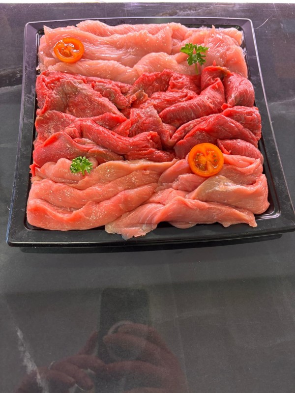 Plateau pierrade de viandes (bœuf/poulet/porc/veau) Yvetot 76 – Boucherie du Chêne